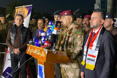 قائد عمليات سومر في المؤتمر الصحفي المشترك: لم نسجل اي خرق في مراكز التصويت الخاص