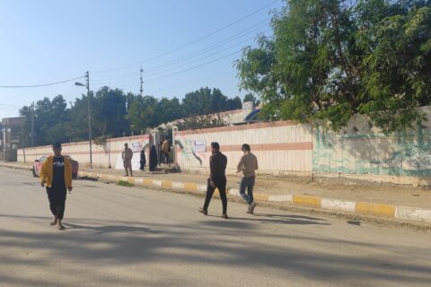 ‎‏بالصور: ناخبو قلعة سكر يدلون باصواتهم وسط إجراءات أمنية‏‎