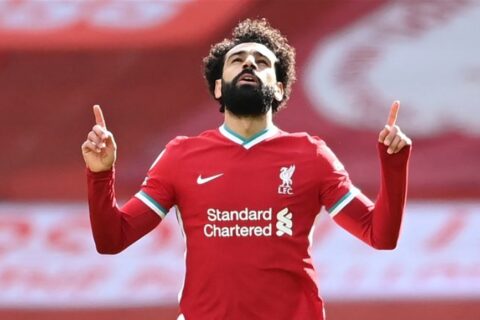 ليفربول يحتفي بصلاح بعد الإنجاز التاريخي (صورة)