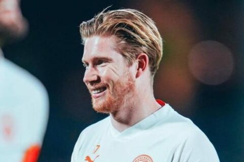 بعد غياب طويل.. نجم دي بروين يلمع من جديد بتدريبات السيتي 