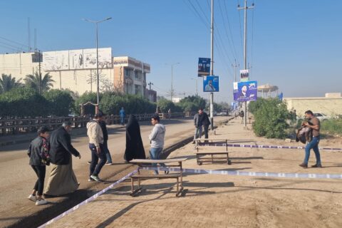 بالصور: ناخبو الرفاعي يتوجهون نحو مراكز الاقتراع للادلاء باصواتهم