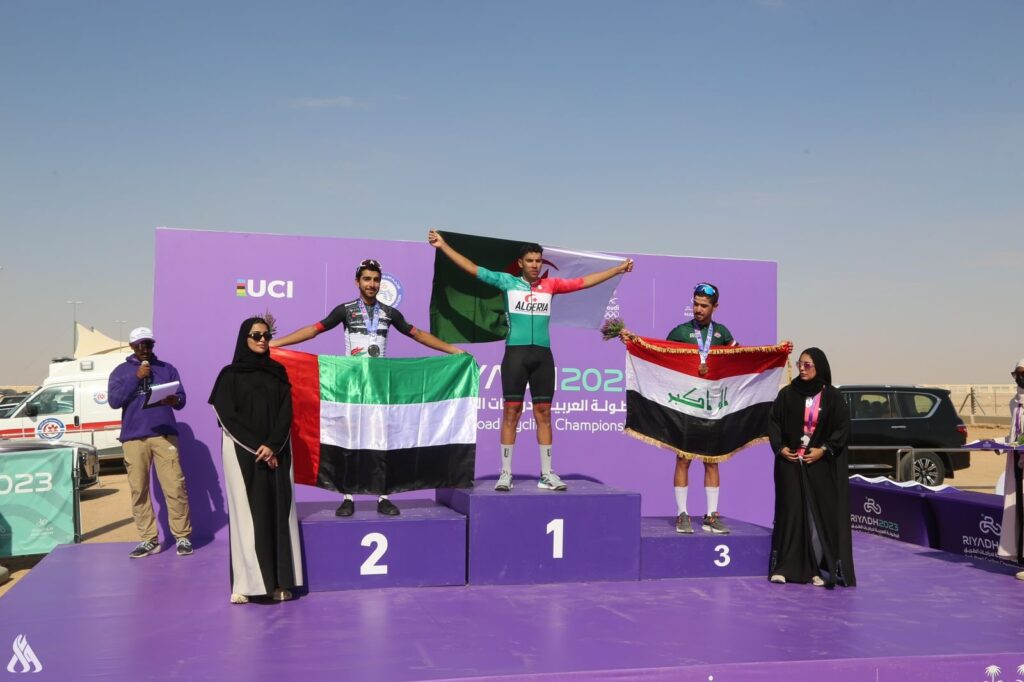 العراق يحصد الوسام النحاسي في بطولة العرب للدراجات » وكالة الأنباء العراقية