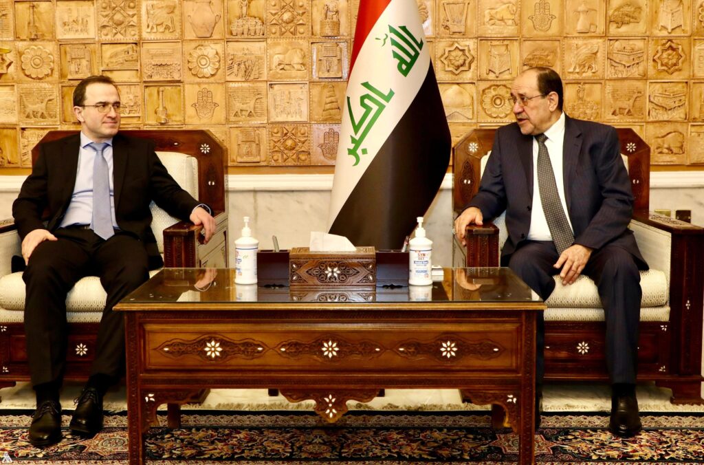 المالكي والسفير الروسي يبحثان مستجدات الأوضاع السياسية والأمنية في العراق والمنطقة
