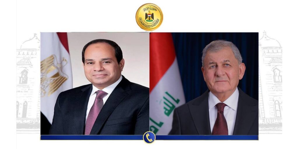 رئيس الجمهورية يهنئ الرئيس المصري بمناسبة إعادة انتخابه لدورة رئاسية جديدة
