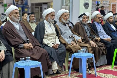 بالصور: مدرسة العلوم الدينية في الناصرية تؤبن قادة النصر بذكراهم الرابعة
