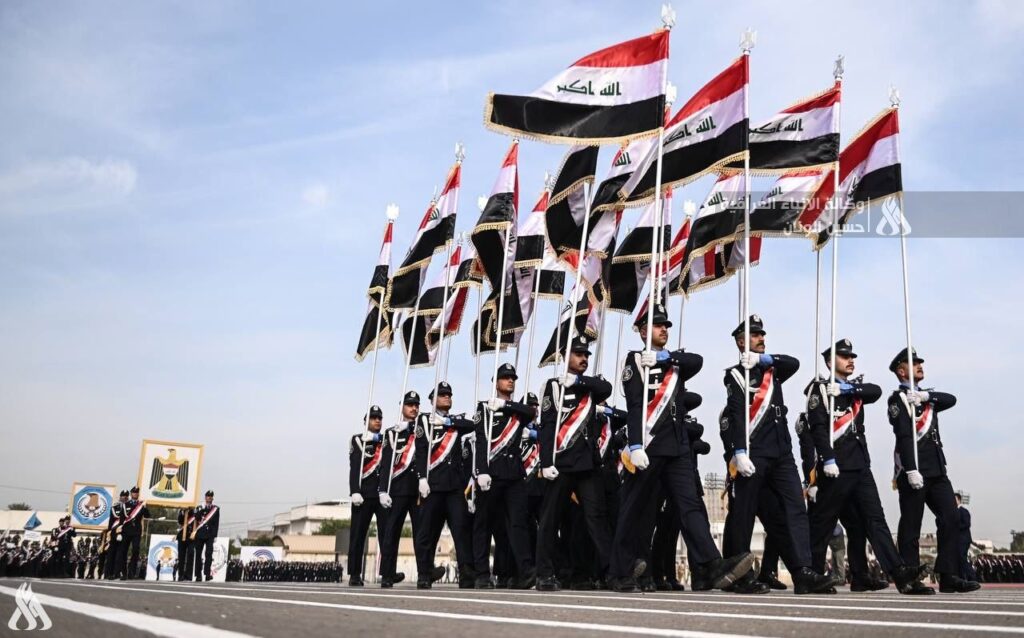بالصور.. استعراض عسكري في ذكرى تأسيس الشرطة العراقية » وكالة الأنباء العراقية