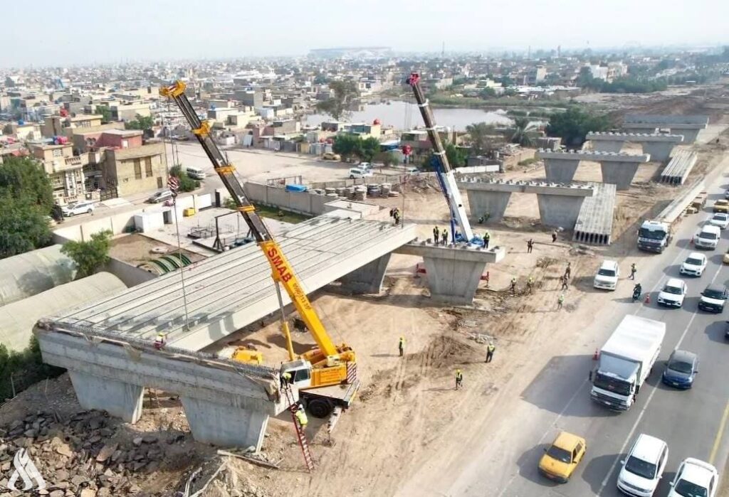 الإعمار تعلن المباشرة بالروافد الكونكريتية لأحد مشاريع فك الاختناقات
