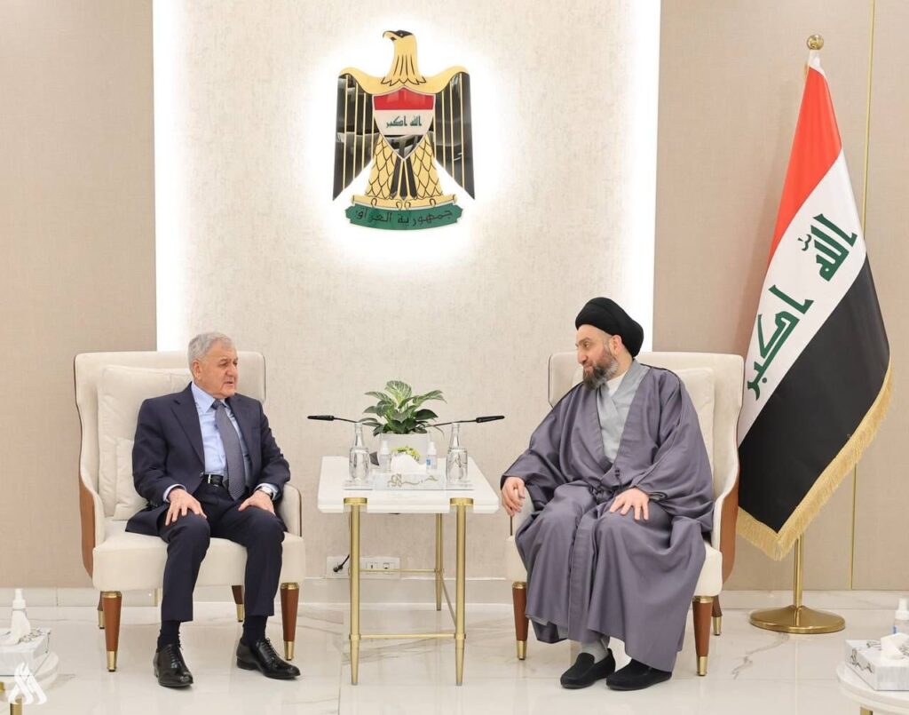 رئيس الجمهورية والسيد الحكيم يبحثان المشهد السياسي » وكالة الأنباء العراقية