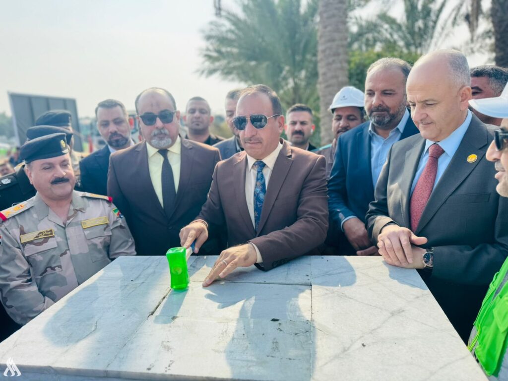 صلاح الدين.. وضع حجر الأساس لإنشاء جسر رابط بين ناحيتي الإسحاقي والمعتصم