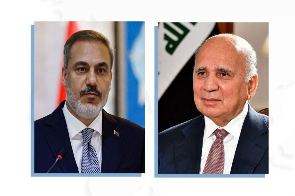 وزيرا خارجية العراق وتركيا يؤكدان ضرورة الحوار لحل المشاكل والتوترات بالمنطقة
