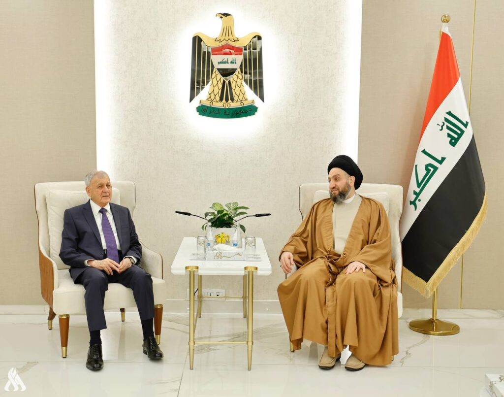 رئيس الجمهورية والسيد الحكيم يشيدان بالمستوى الخدمي والتنموي لحكومة السوداني