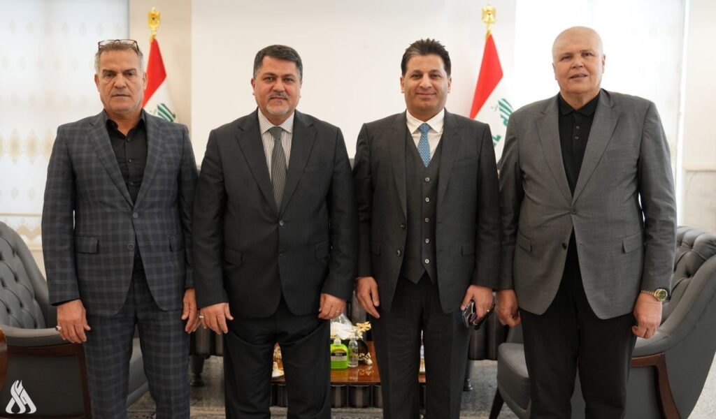 مكية ومفتن يبحثان آليات تقديم الخدمات للرياضيين العراقيين