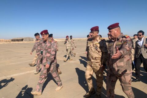 وفد أمني رفيع برئاسة يار الله يصل قاعدة عين الأسد » وكالة الأنباء العراقية